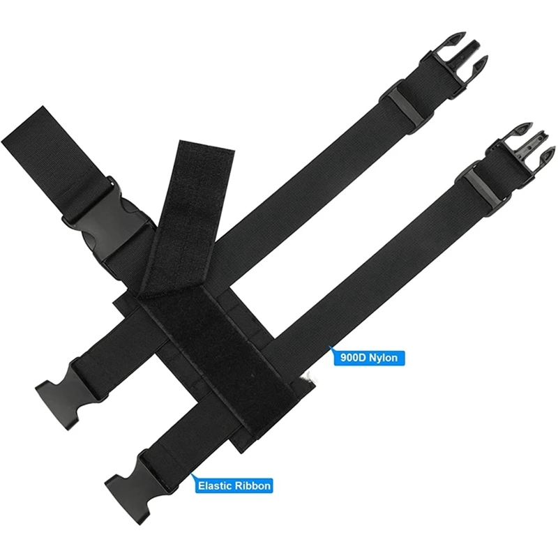 Universal Gun holster Drop Leg Holster Thigh Platform MOLLE Gun Holster for Hunting Paintball Panel with Adjustable Molle Straps
