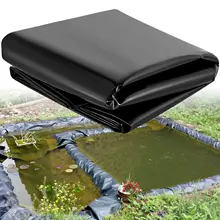  0.1mm HDPE Fish Pond Liner Garden Pond Landscaping Pool Reinforced Thick Heavy Duty Waterproof Membrane Pond Liner 