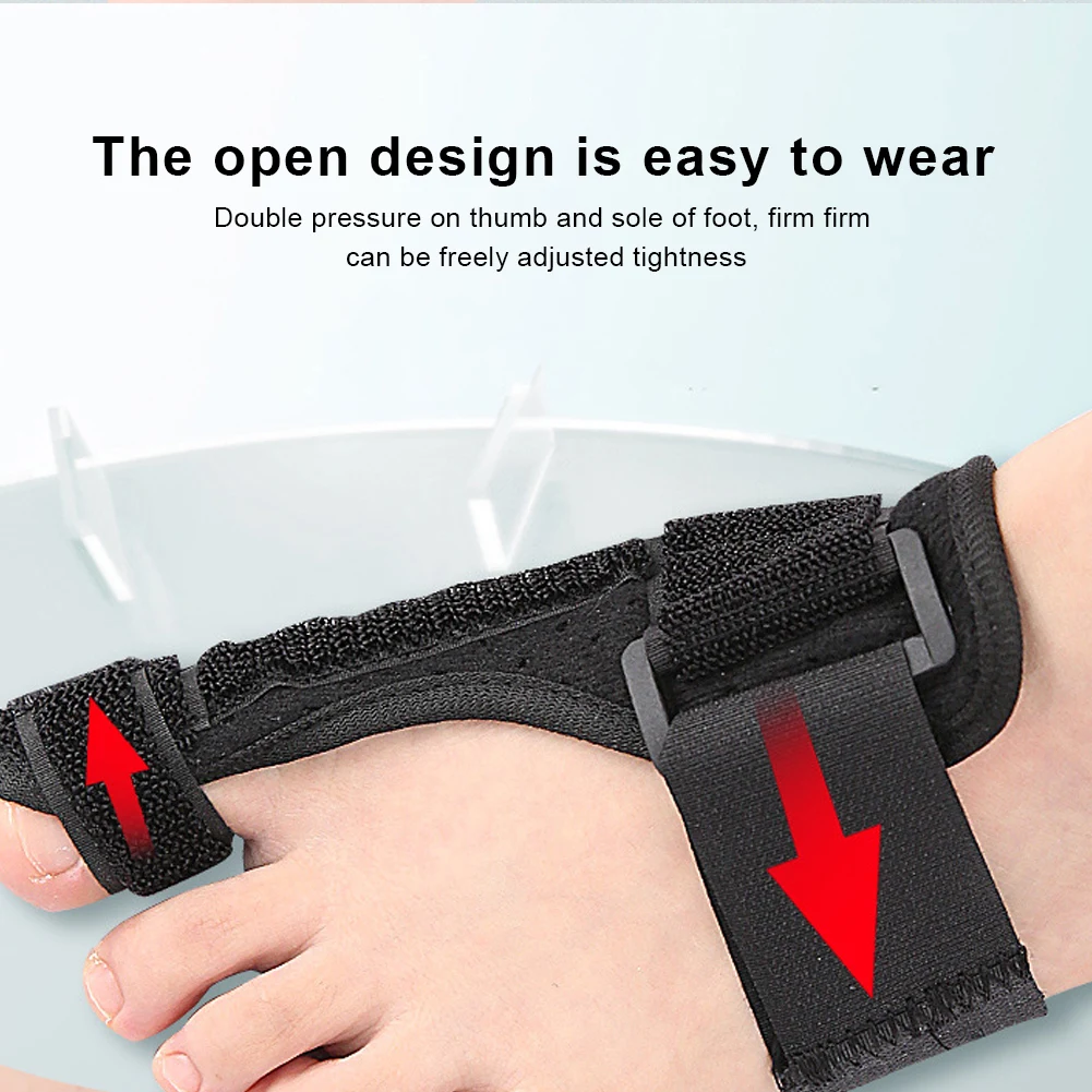 Bunion Corrector Big Toe Straightener Adjustable Hallux Valgus Orthosis Corrector Ergonomic Bunion Brace for Big Toe Correction toe splint