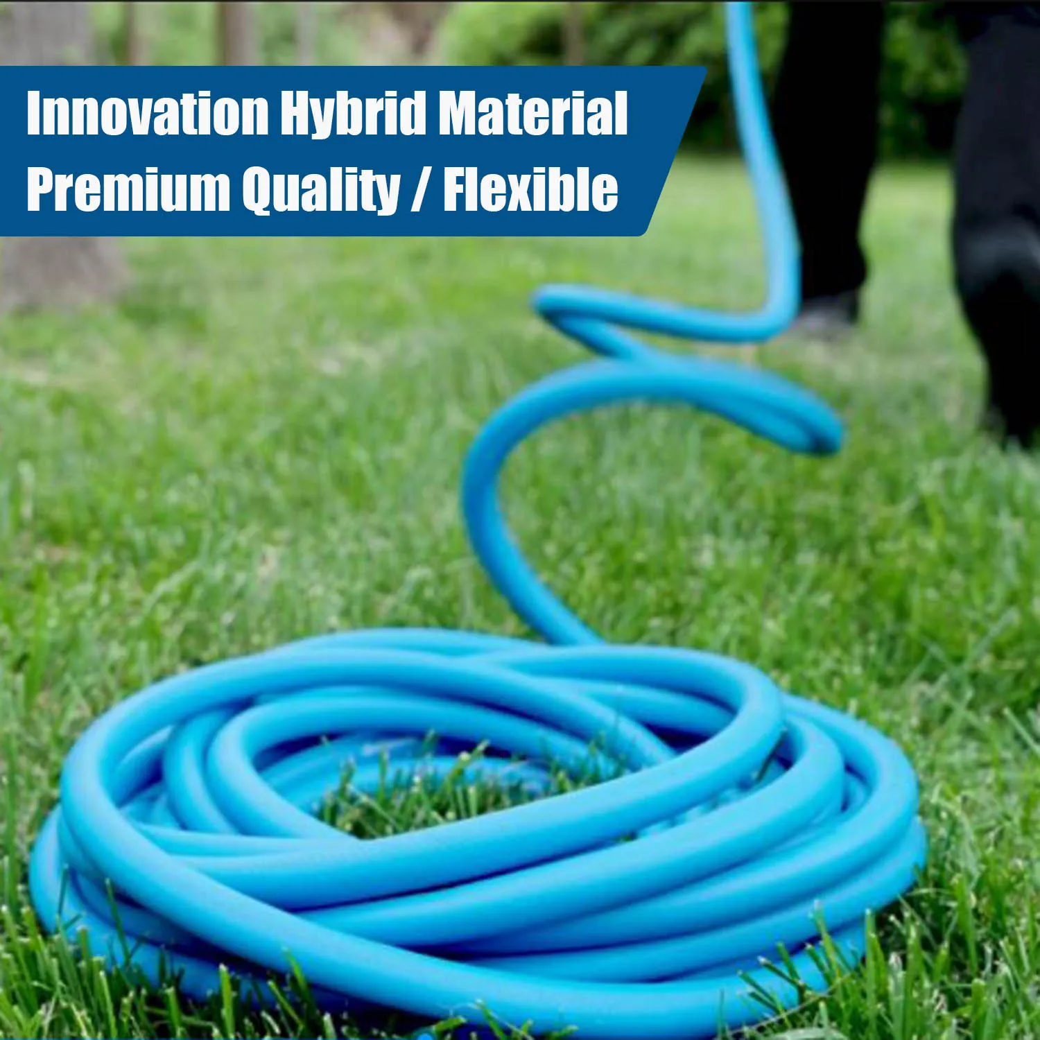 255065FeetHeavyDutyGardenHoseSuperFlexibleWaterHose34Inch