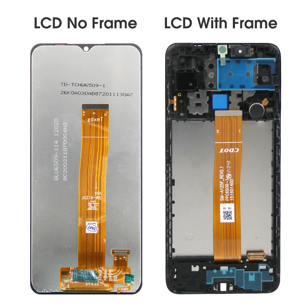 LCD ÷  ġ ũ Ÿ ü, Ｚ   A12 A125 A125F A125M   6.5 ġ