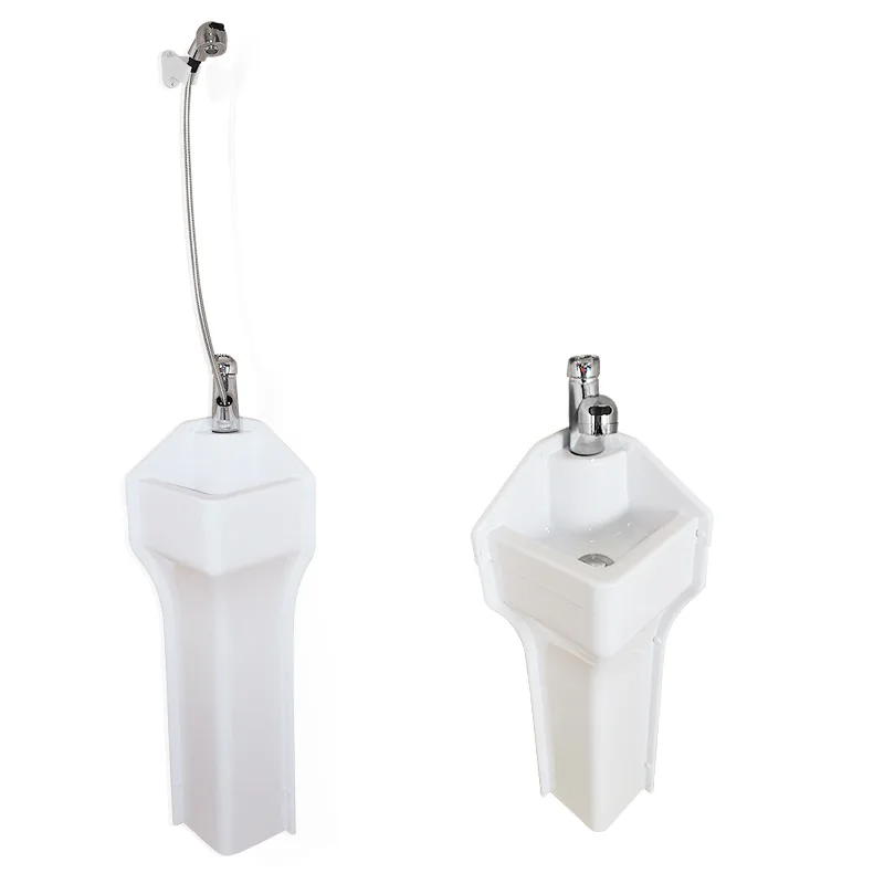 Lavabo de inodoro para autocaravana, lavabo pequeño, esquina de baño triangular, accesorios para Caravana