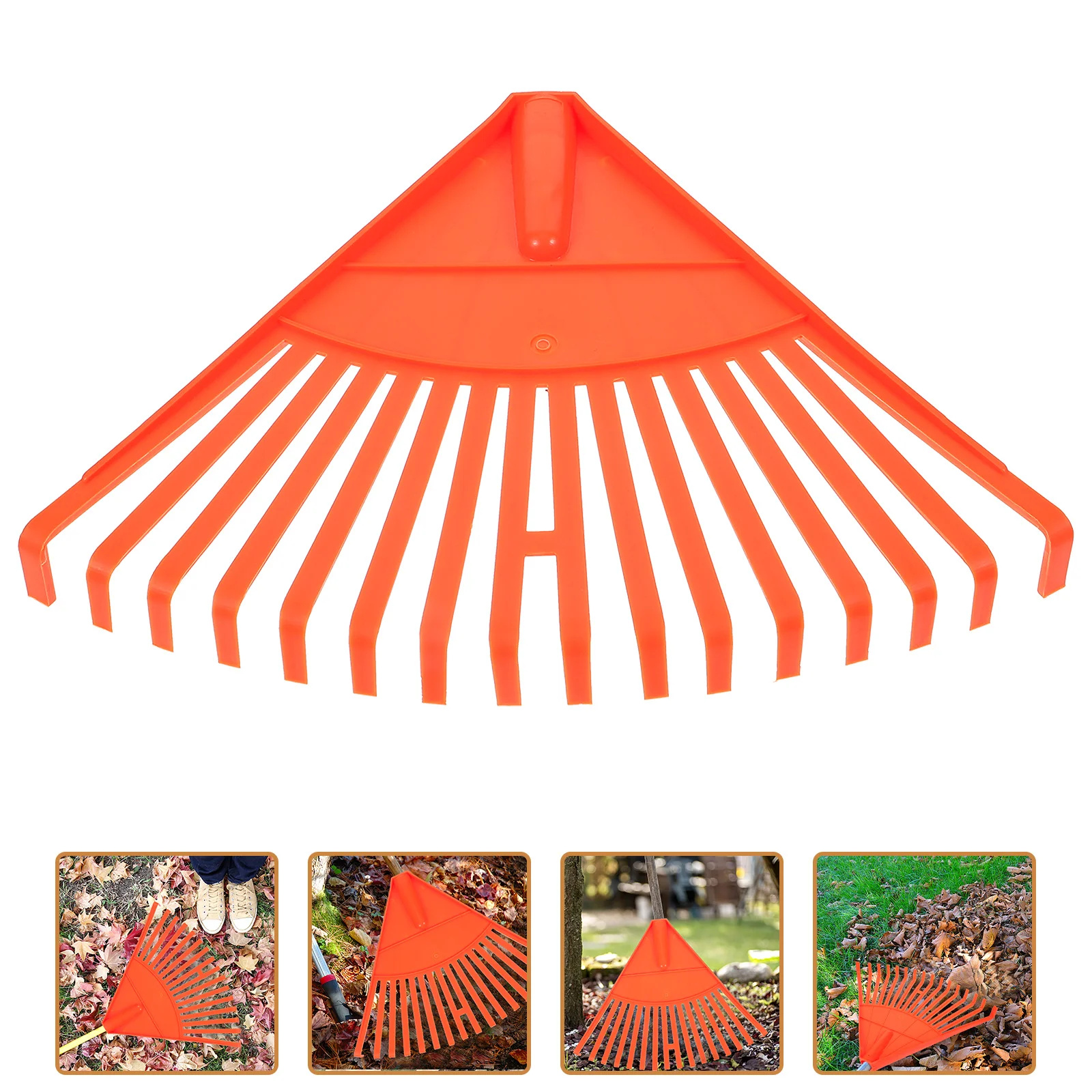 Gardening Leaf Rake Plastic Grass Dead Tools Spreading Soil for Leaves Pocket Small Nylon 2