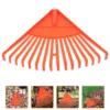 Gardening Leaf Rake Plastic Grass Dead Tools Spreading Soil for Leaves Pocket Small Nylon 2