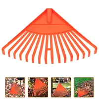 Gardening Leaf Rake Plastic Grass Dead Tools Spreading Soil for Leaves Pocket Small Nylon 2