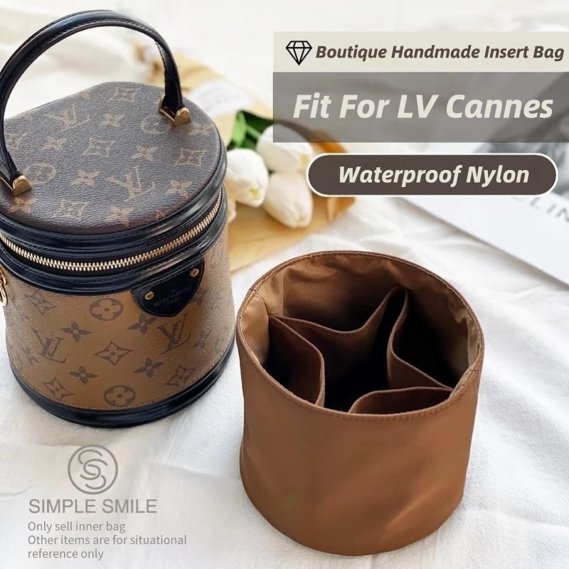 For LV Petite Malle Souple Make up Organizer Felt Cloth Handbag Insert Bag  Travel Inner Purse Portable Cosmetic Bags - AliExpress