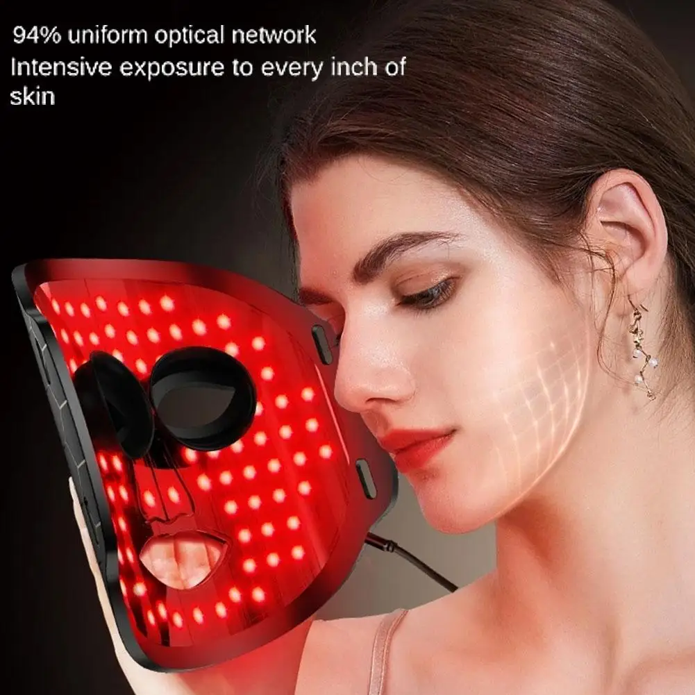 

Led Mask Photon Therapy Mask Red Light Therapy 7 Color Led Therapy Anti Aging Advanced Photon Flexible Soft Mask For Skin C K2D7