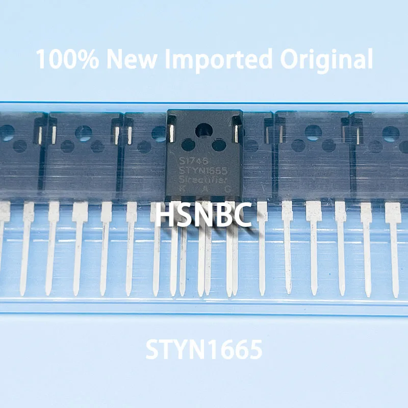 10Pcs/Lot STYN1665 OR STYN1655 TO-247 65A 1600V Unidirectional Thyristor New Imported Original