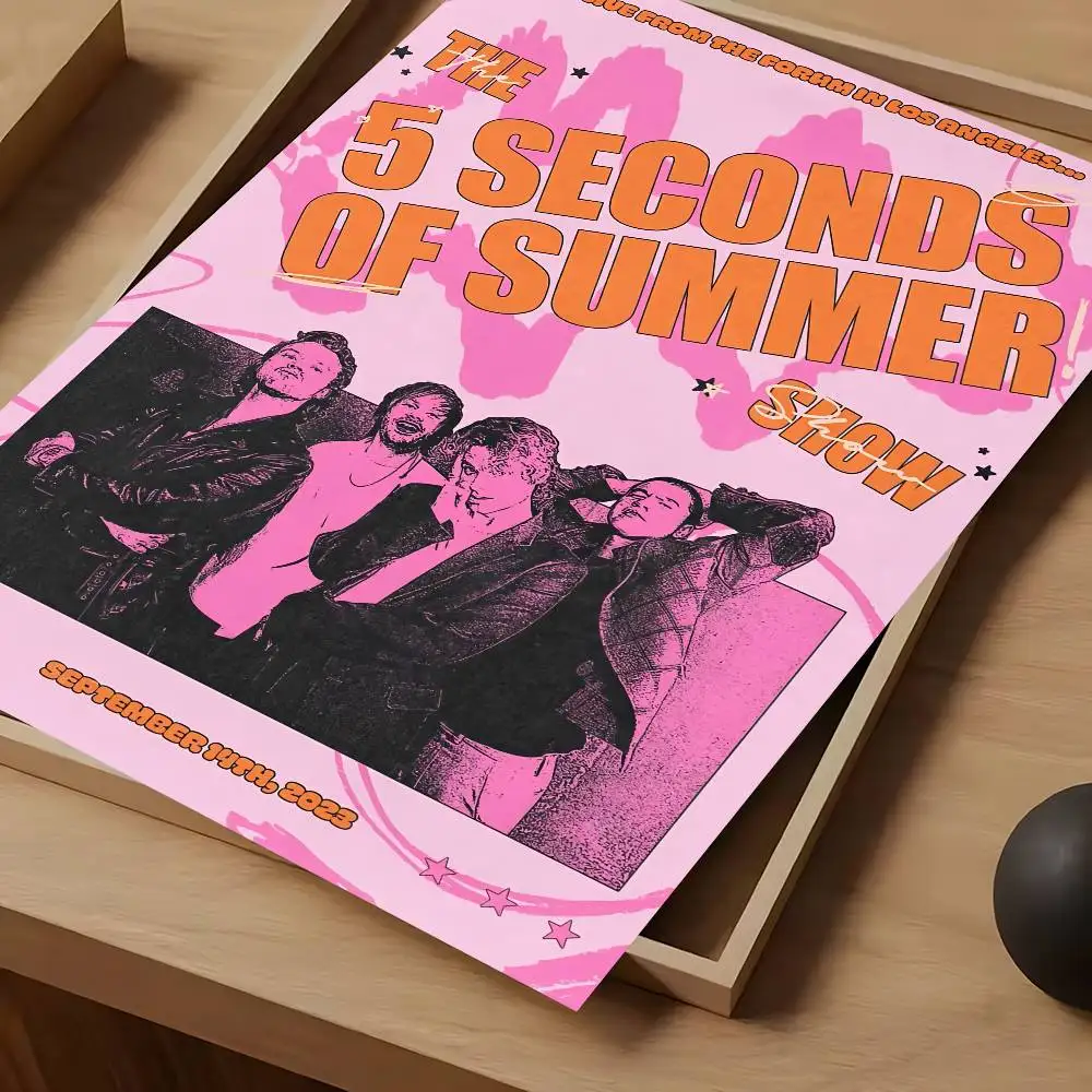 Band 5, S-Sekunde von S-Sommer S-SOS Poster, wasserdicht, Vintage-Filmposter, hochwertiger Wandkunstdruck für Raumdekoration, Geschenk – Detail 7