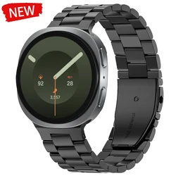 Premium Stainless Steel Watch Strap - Adjustable Metal Bracelet - Galaxy Ultra 2 2025 (Black)