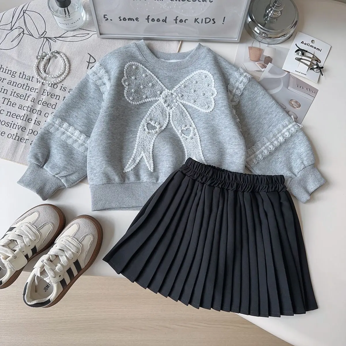 Girls Cotton 2PCS Outfit 3