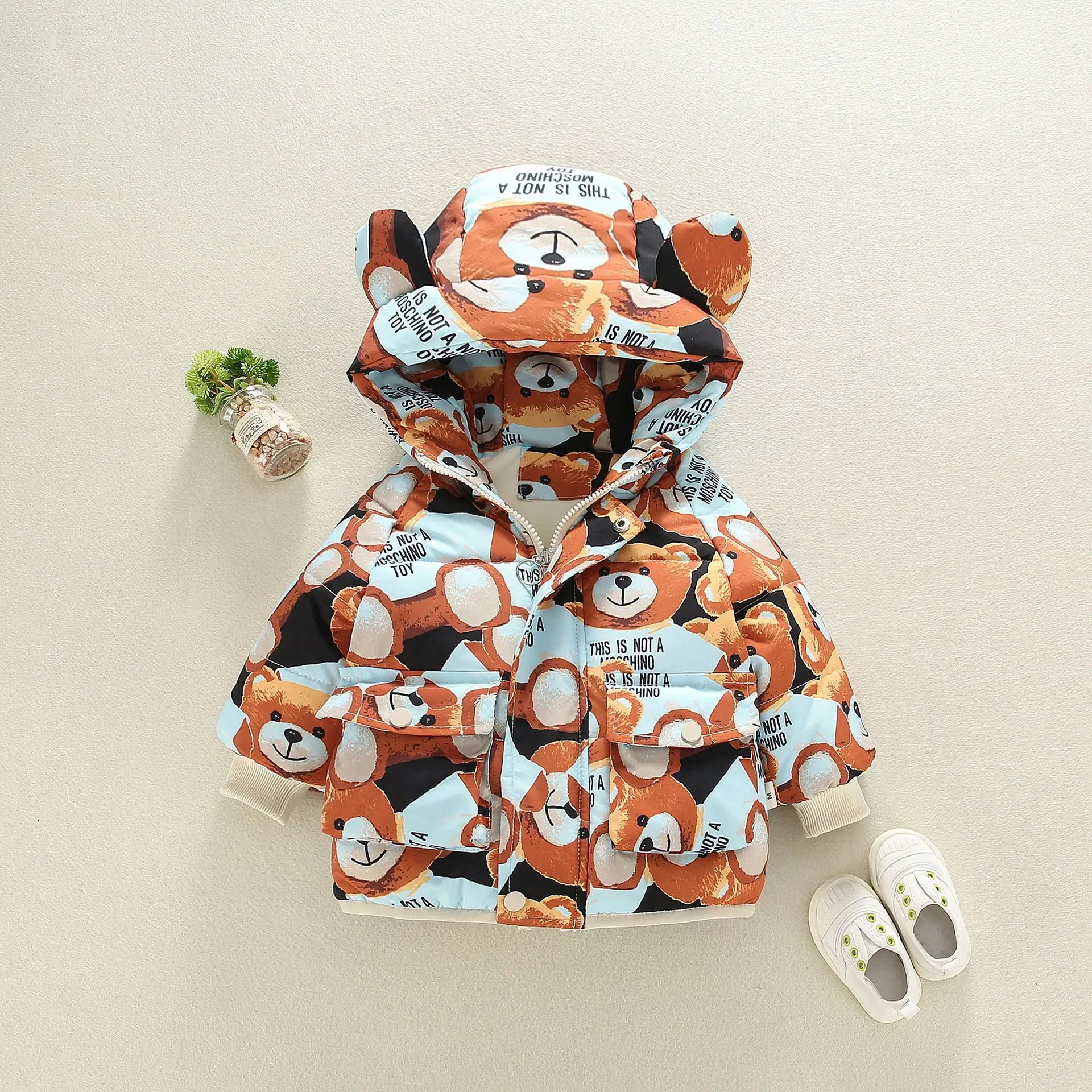 1 5Years Children Down Jacket Clothes For Baby Boy Toddler Girl Cotton