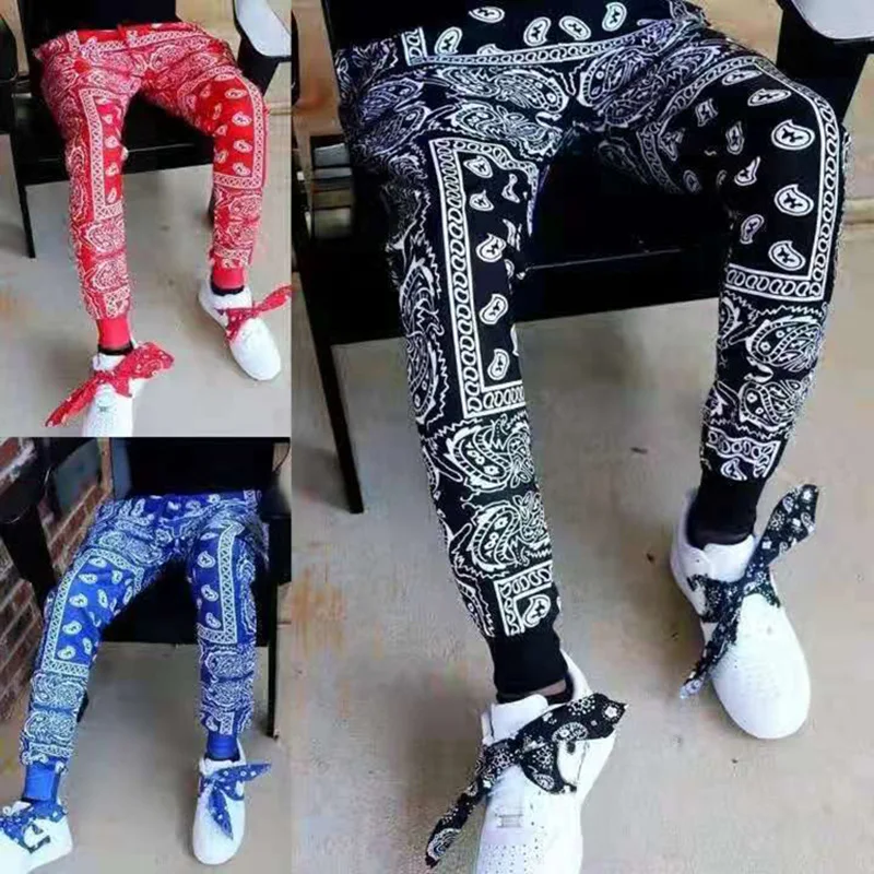 2024 Fashion Men 3D Printed Pants Fitness Casual Long Pants Men Workout Skinny Sweatpants Jogger Tracksuit Trousers