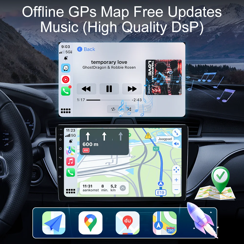 포드 포커스 2 Mk 2 폭스 2004 - 2011 용 멀티미디어, 자동 라디오, GPS 네비게이션, 스테레오 헤드 유닛, 2din DVD 터치 스크린 없음, 안드로이드 14