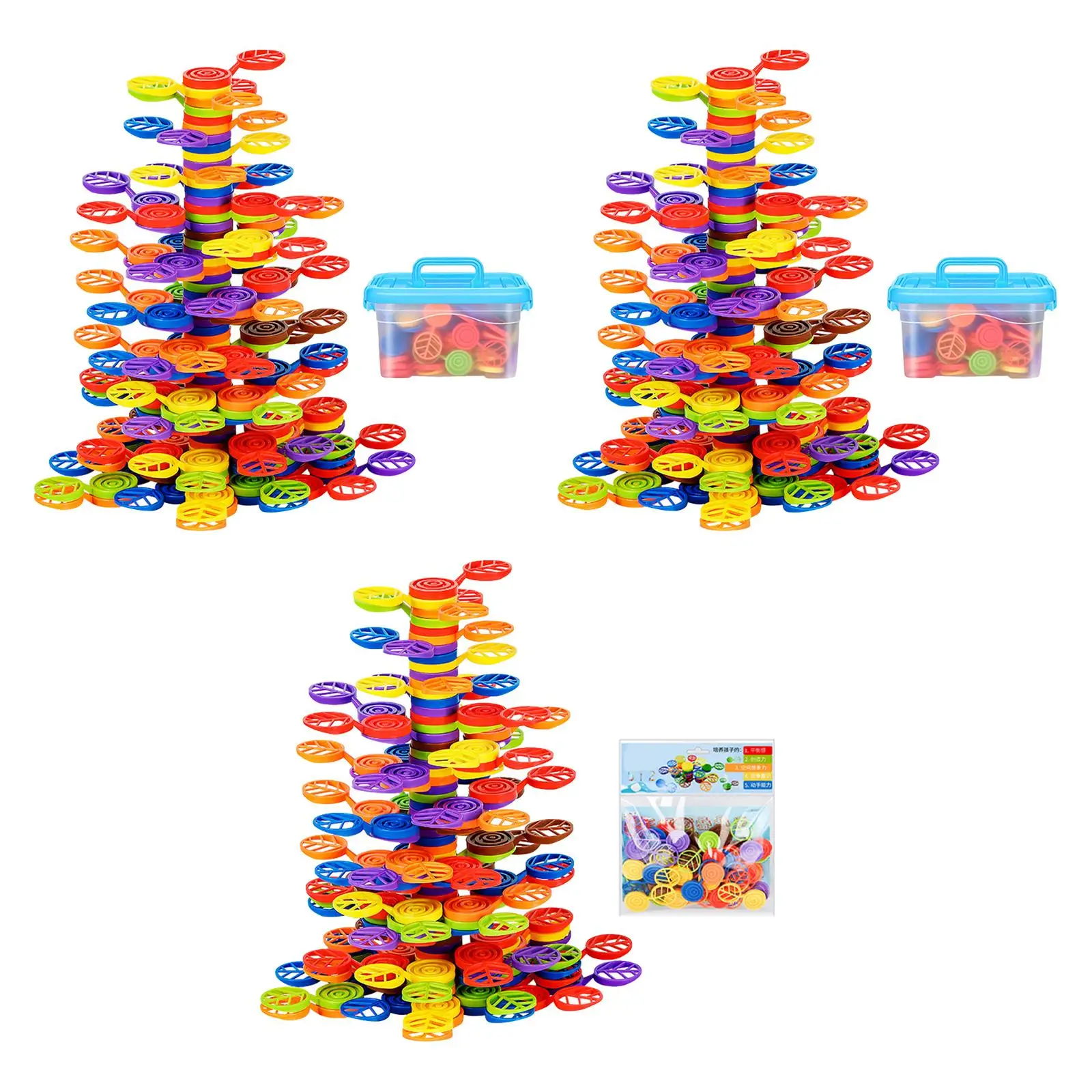 

Montessori Toys Early Learning Educational Toy Stacking Toys Balance Game Building Toys for Age 4 5 6 Children Unisex Gifts