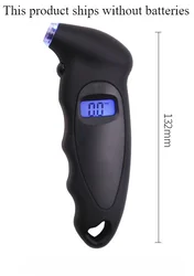 High - Precision Portable Digital Pressure Gauge and Monitor (Black B)