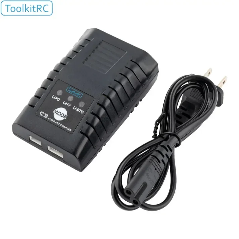 

Модель самолета Toolkitrc C3 сбалансированное зарядное устройство 2s 3s 25w Lipo Lihv простой Универсальный вход переменного тока европейские и американские характеристики