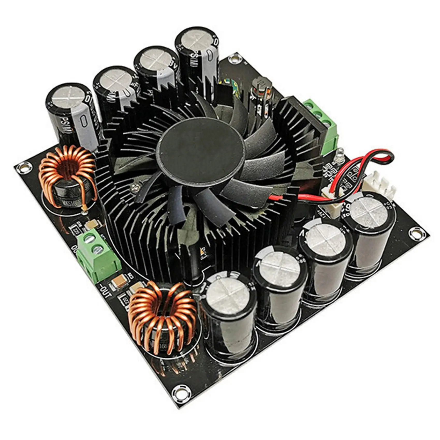 placa-amplificadora-de-potencia-digital-puro-estagio-traseiro-mono-alta-potencia-nivel-de-febre-hifi-xh-m257-tda8954th-420w