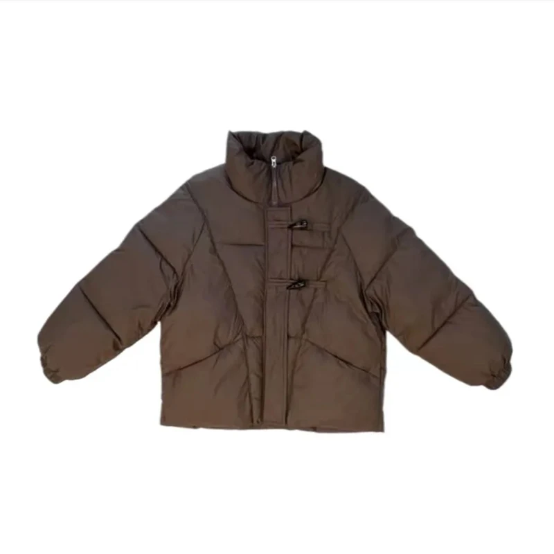 Women's Jacket New Korean Version Stand Collar Short Cotton-padded Jacket Thickening Warm Parkas Winter Vintage Coat