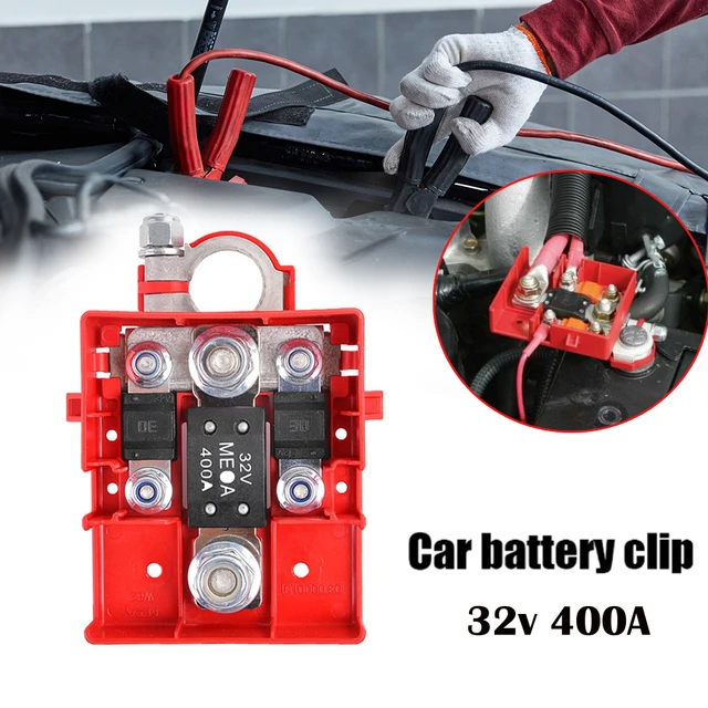 1x Autobatterie verteilungs klemme Schnellverschluss-Stapel kopfst ecker Batterie  klemme Doppel batteries ystem für Auto ladegerät 32V - AliExpress