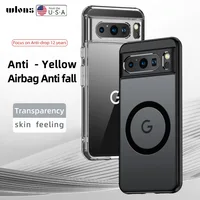 2025 Fashion Magnetic Case For Google Pixel 9 Pro 8 8A 7 Dull Polish Wireless Charger Cover Anti-knock Cases For Pixel7A Pixel9A 1