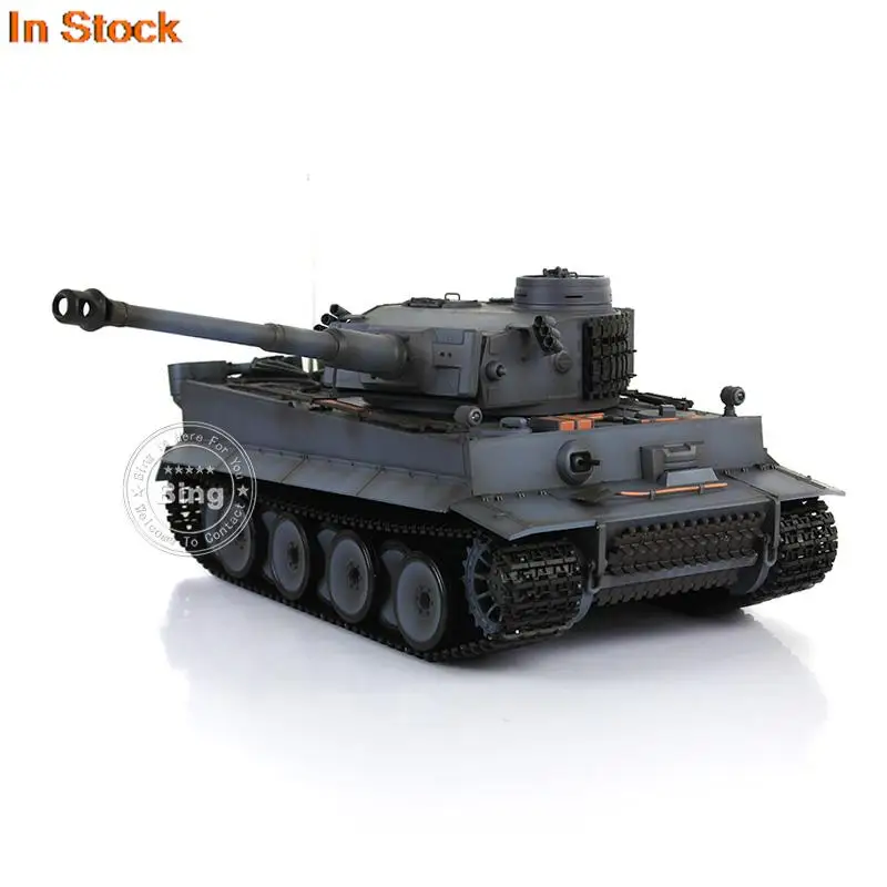 Toys Gifts 1/16 HENG LONG 7.0 Plastic German Tiger I RC Tank 3818 Barrel Recoil Track Idler Smoke Unit Speaker Radio TH17247 4