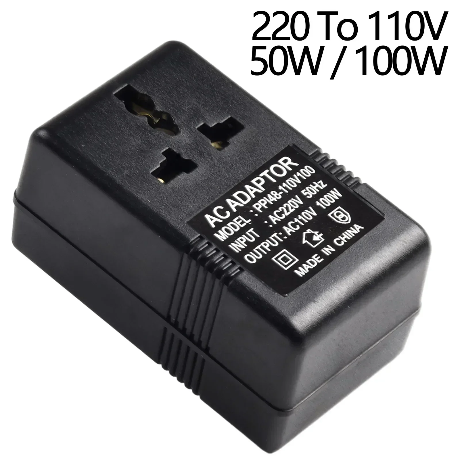 Voltage Converter Step Down Transformer Travel Adapter 220V To 110V 50/100W Power Transformer 1pc Voltage Converter Power Transformer
