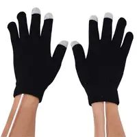 1Pair USB Heated Gloves For Men Women Warm Portable Knitting Heating Mittens Hands Warmer Touch Screen Ski Accessories 2