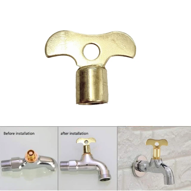Radiator Bleed Key - 4mm Brass Air Vent Key For Bleeding Radiators (UK Made)