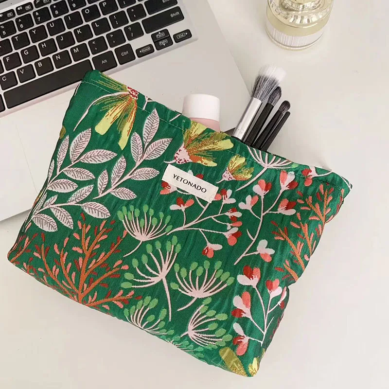 Floral Travel Cosmetic and Toiletry Organizer