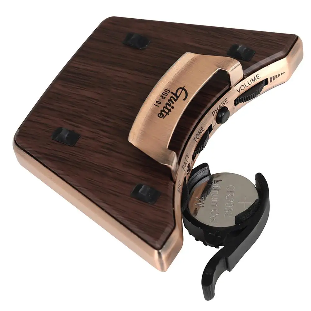 Acoustic Guitar Sound Pickup Free Hole Dual Pickup Modes External