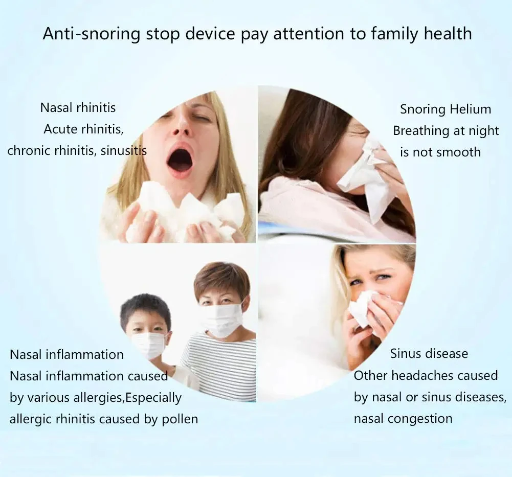 Intranasal Red Led Light Portable Cold Laser Rhinitis Treatment Instrument For Rhinitis Nasal Polyps Cardiovascular Disease nose treatment