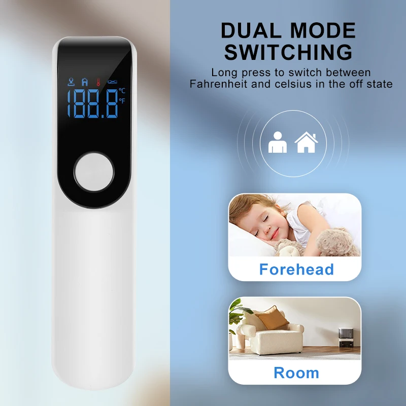 Infrared Digital Non-Contact Thermometer with LED Display for Accurate Temperature Measurement
