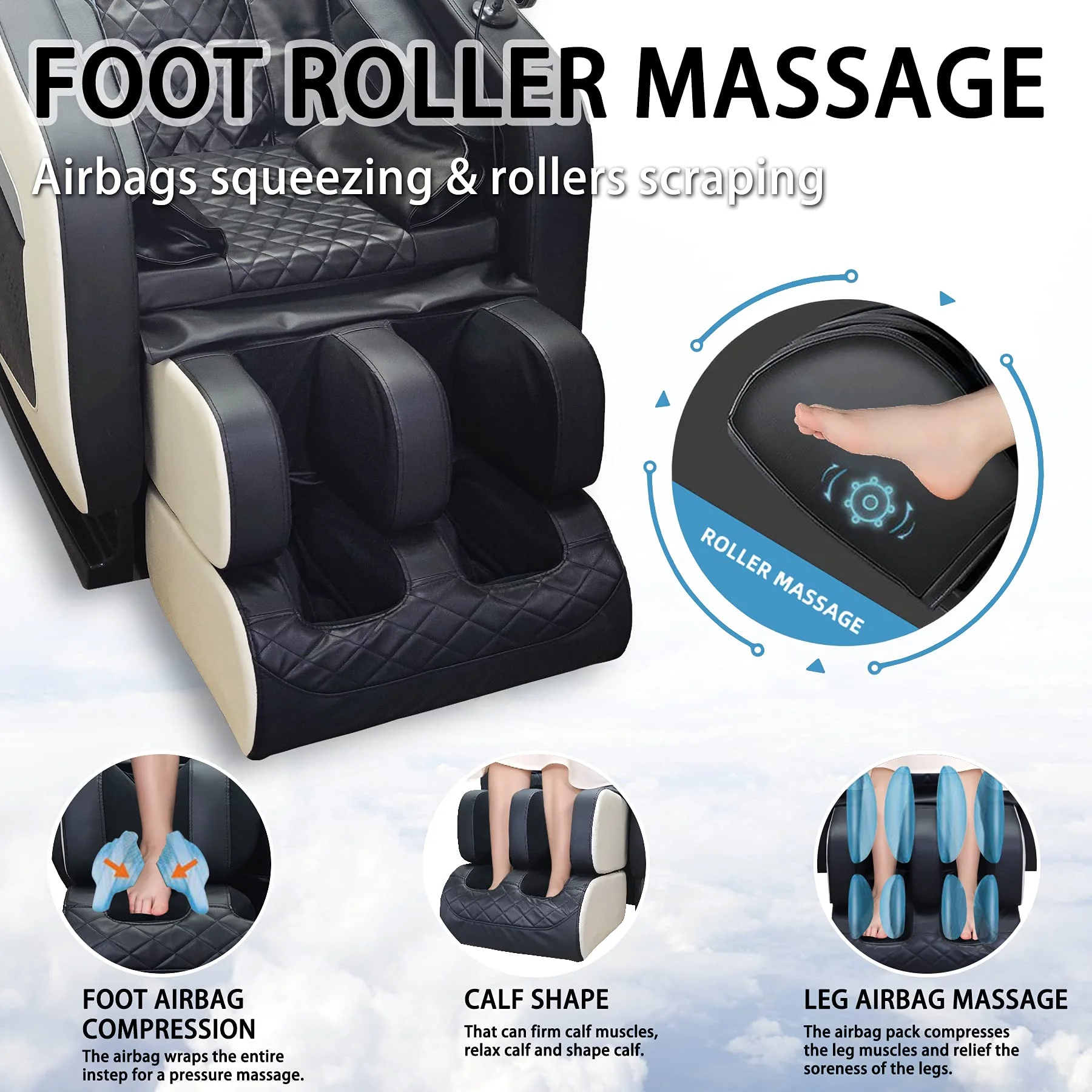 Electric Use Massage Chair Zero Gravity 4D 5