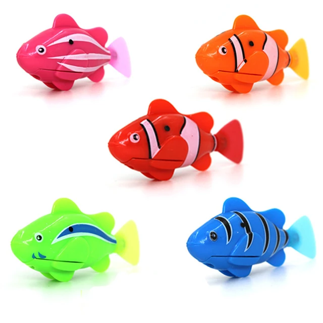 Poisson Nageur Activé Dans L'eau, Jouet Électronique Magique Intéressant  Pour Enfant, Cadeau De Bain Pour Animal De Compagnie - Animaux Électronique  - AliExpress