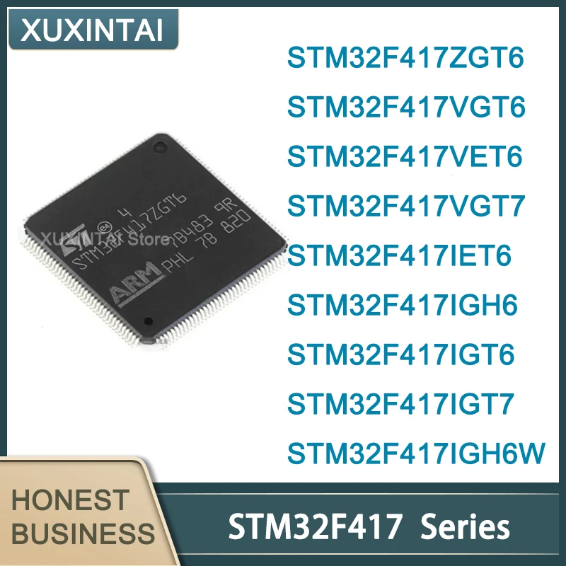 

5 шт./партия, новые оригинальные STM32F417 STM32F417ZGT6 STM32F417VGT6 STM32F417VET6 STM32F417VGT7 IET6 IGH6 IGT6 IGT7 IGH6W