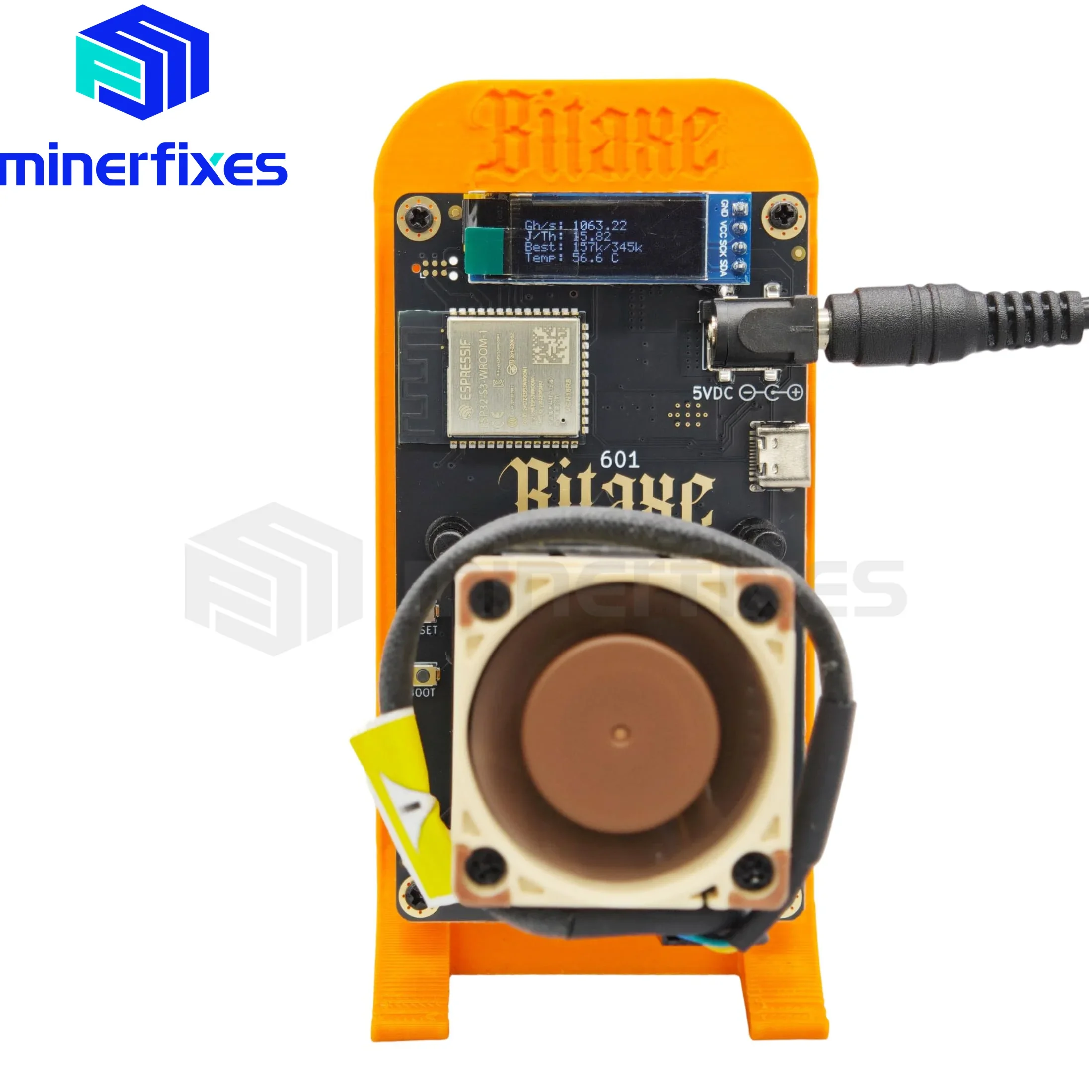 Antminer S21 Bitaxe Gamma 601 Bitcoin Miner 1.2TH/S - Low Noise 18W Home Mining  Machine With WiFi Btc Miner