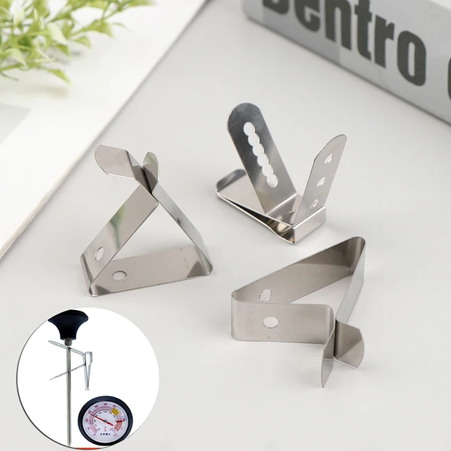 Thermometer Holder Heat-resisting Stainless Steel  Stainless Steel Coffee  Cup Clip - Cup & Tumbler Holders - Aliexpress