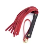 High Quality Pu Leather Pimp Whip Racing Riding Crop Party Flogger Hand Cuffs Queen Colourful Horse Riding Whip 1