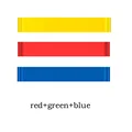 Yellow-red-blue