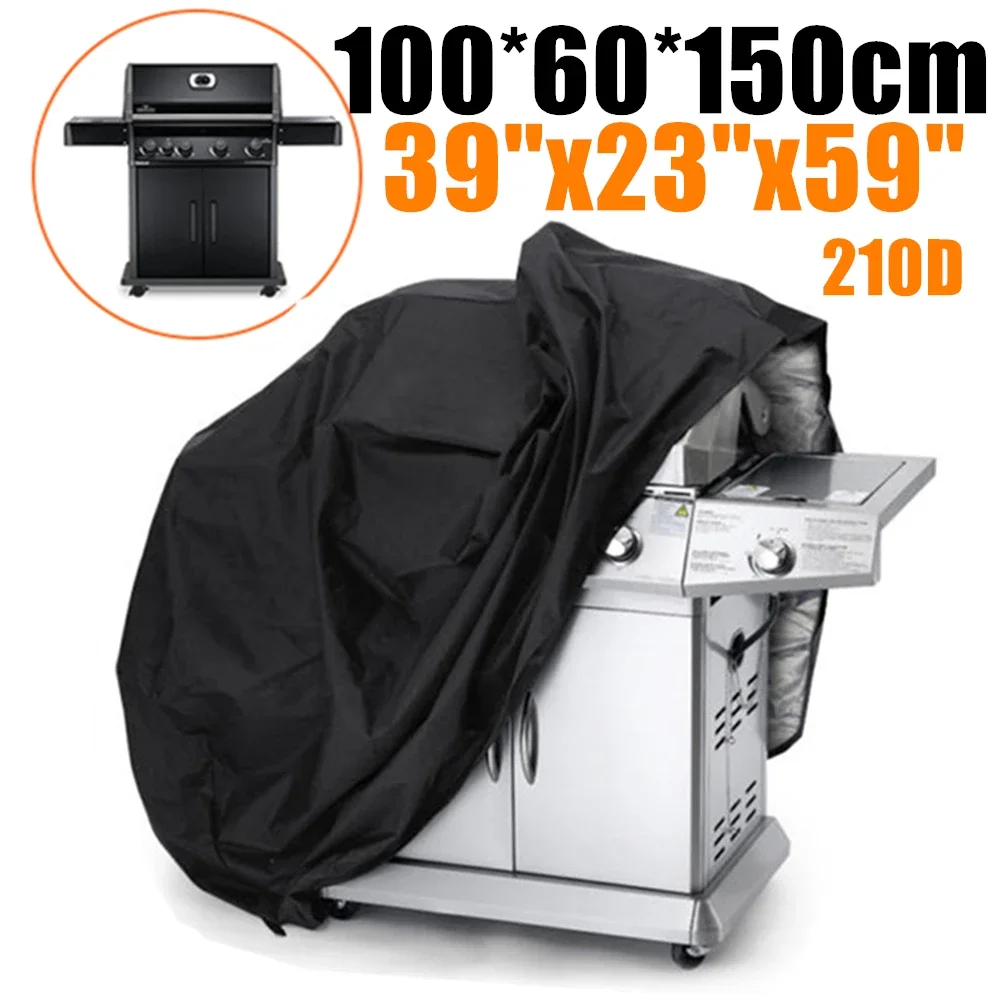 Famure Barbecue Cover Round BBQ Cover 210D Oxford Fabric Waterproof Dust Proof Anti Uv Indoor Outdoor Grill Garden Patio Furniture Protection 30 Inch Kettl