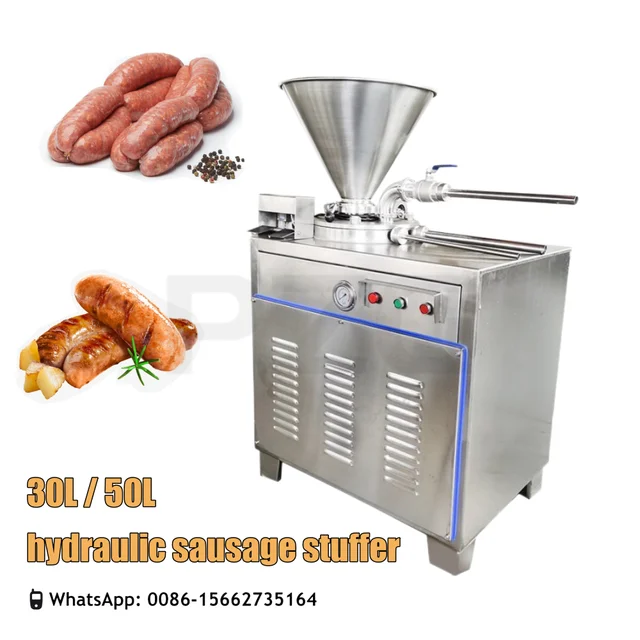 sausage maker/stuffer/filler machine, hydraulic sausage making machine