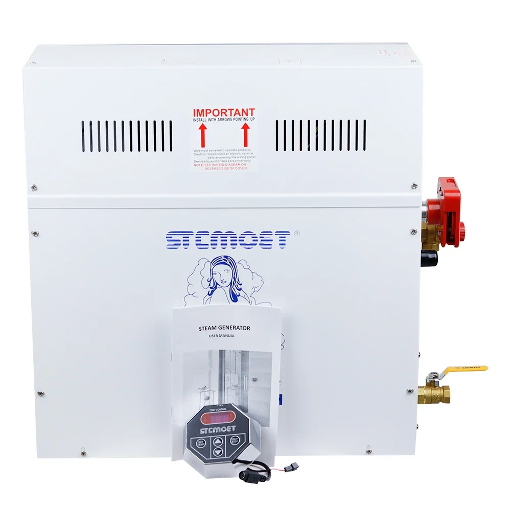 12/15/18kW Steam Shower Generator 220V 380V Steam Generator Sauna for Room Home Bath Machine with Digital Controller 6