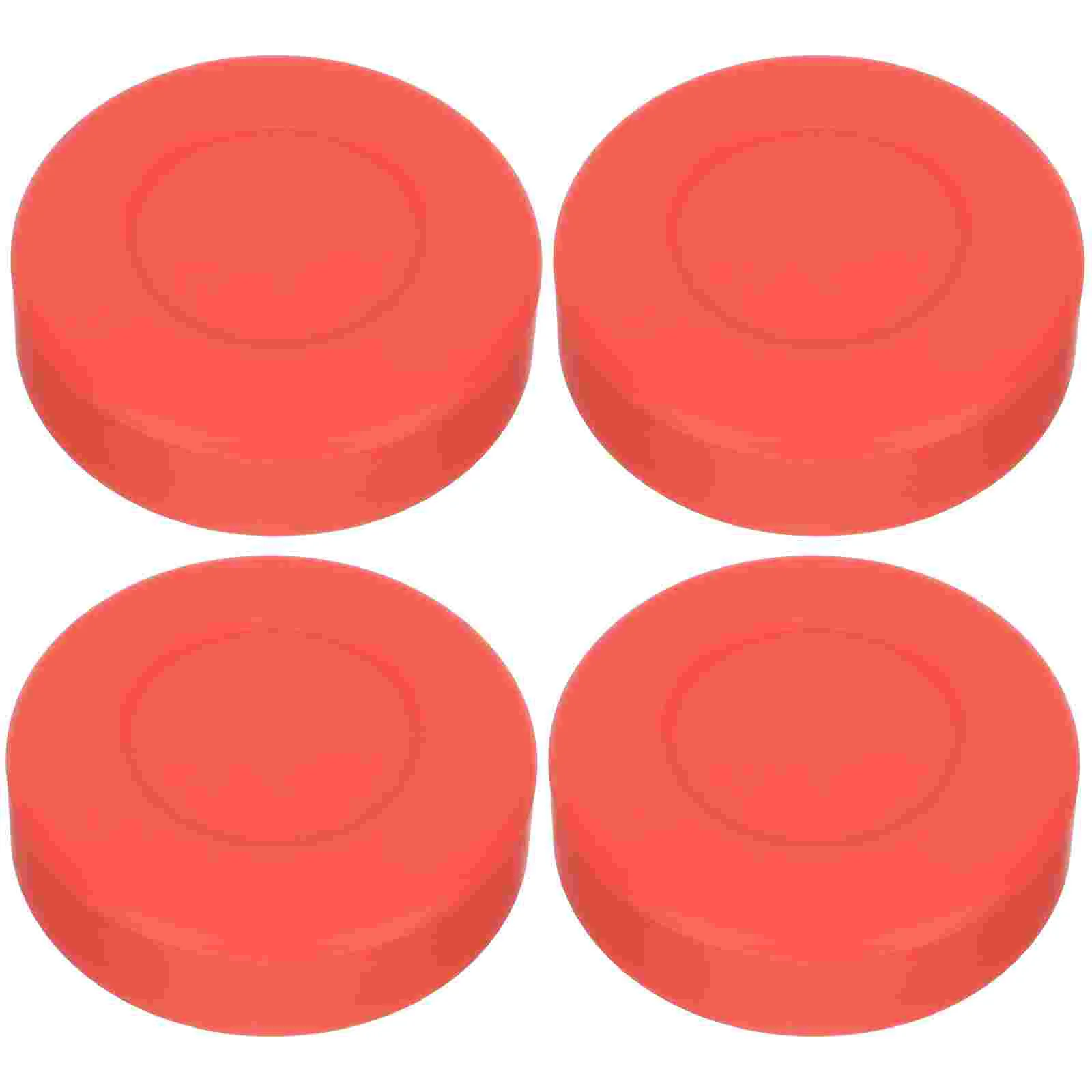 

4 Pcs Ice Hockey Adjustable Ball Puck Sports Aldult Supplies Rubber for Training