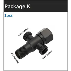 Handheld Black Bidet Sprayer with Shower Head and Water Valve Holder (K)
