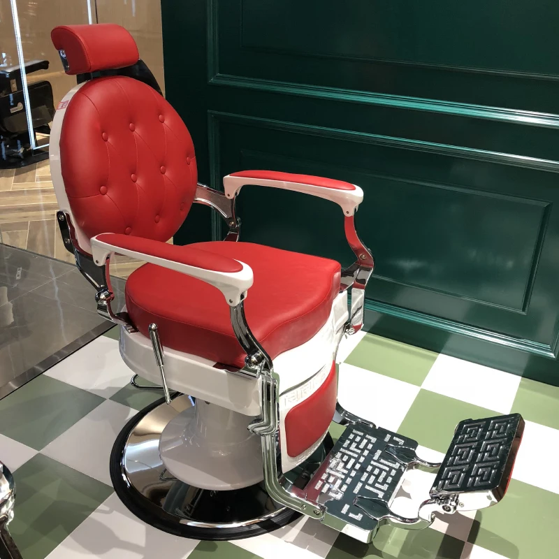 Professional Swivel Vintage Barber Chair Esthetician Reclining Manicure Hairdresser Spa Armchairs Facial Lounge Stuhl Furniture
