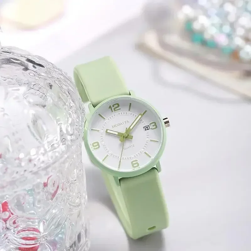 Simple Women Digital Waterproof Watch Calendar Silicone Tape Quartz Watch Student Girls Wristwatch Montre Femme Relogio Feminino quartz watch,digital watch