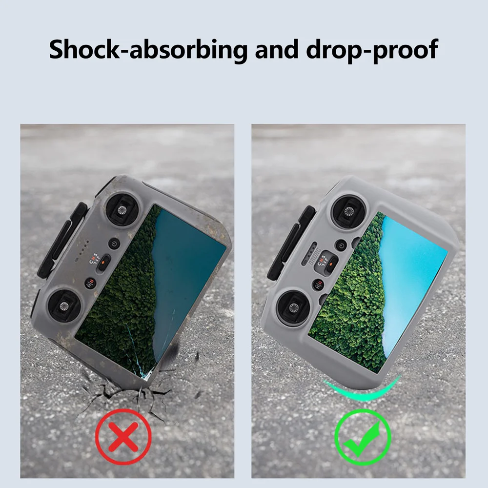 Housse Silicone DJI RC 2 Protection Antichoc Drone Mini 4/3 Pro