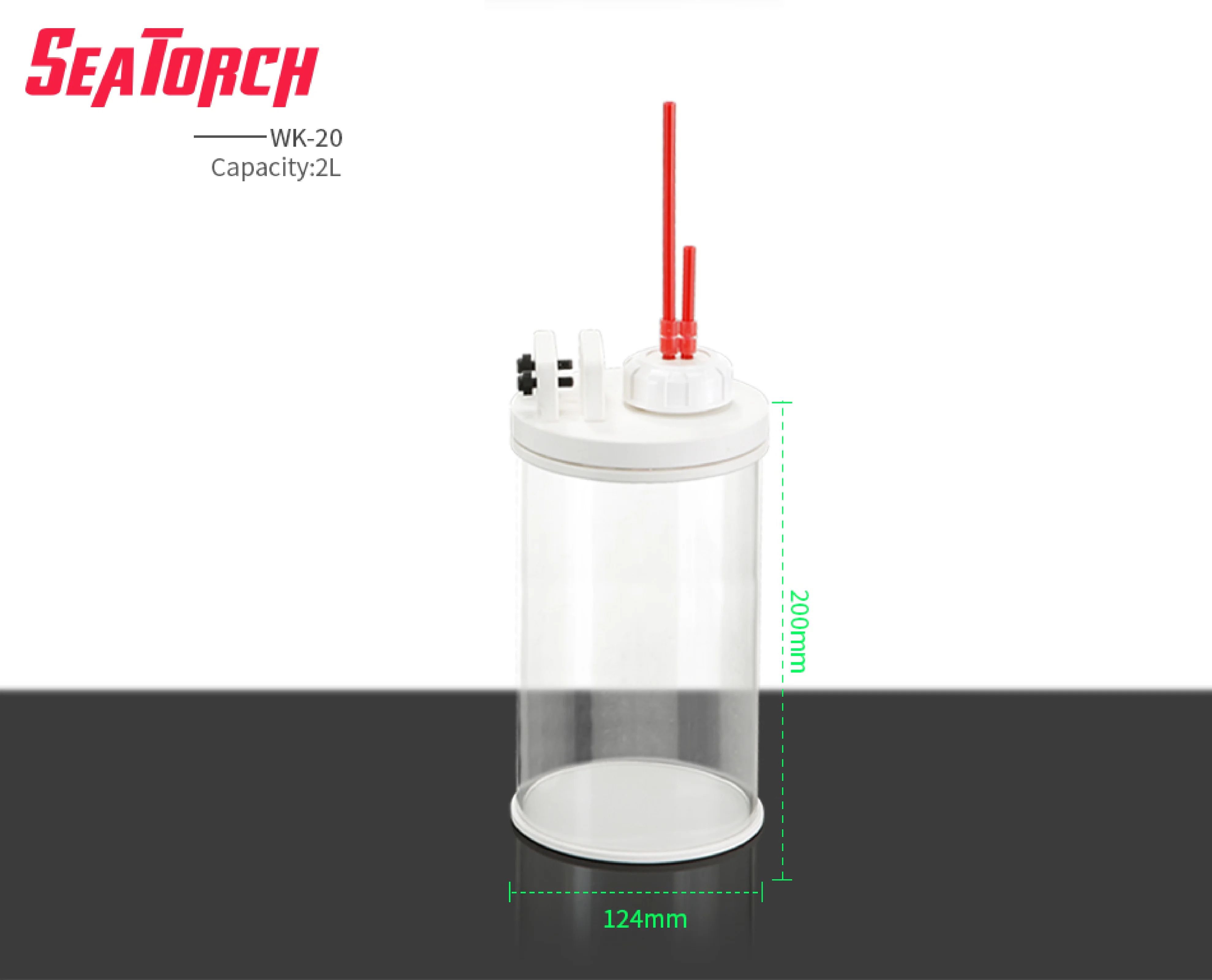 Seatorch 2L4L Aquarium Filling Water Bucket Water Supply Device Fish Tank Can Clip Cleanable Replenishment Bucket