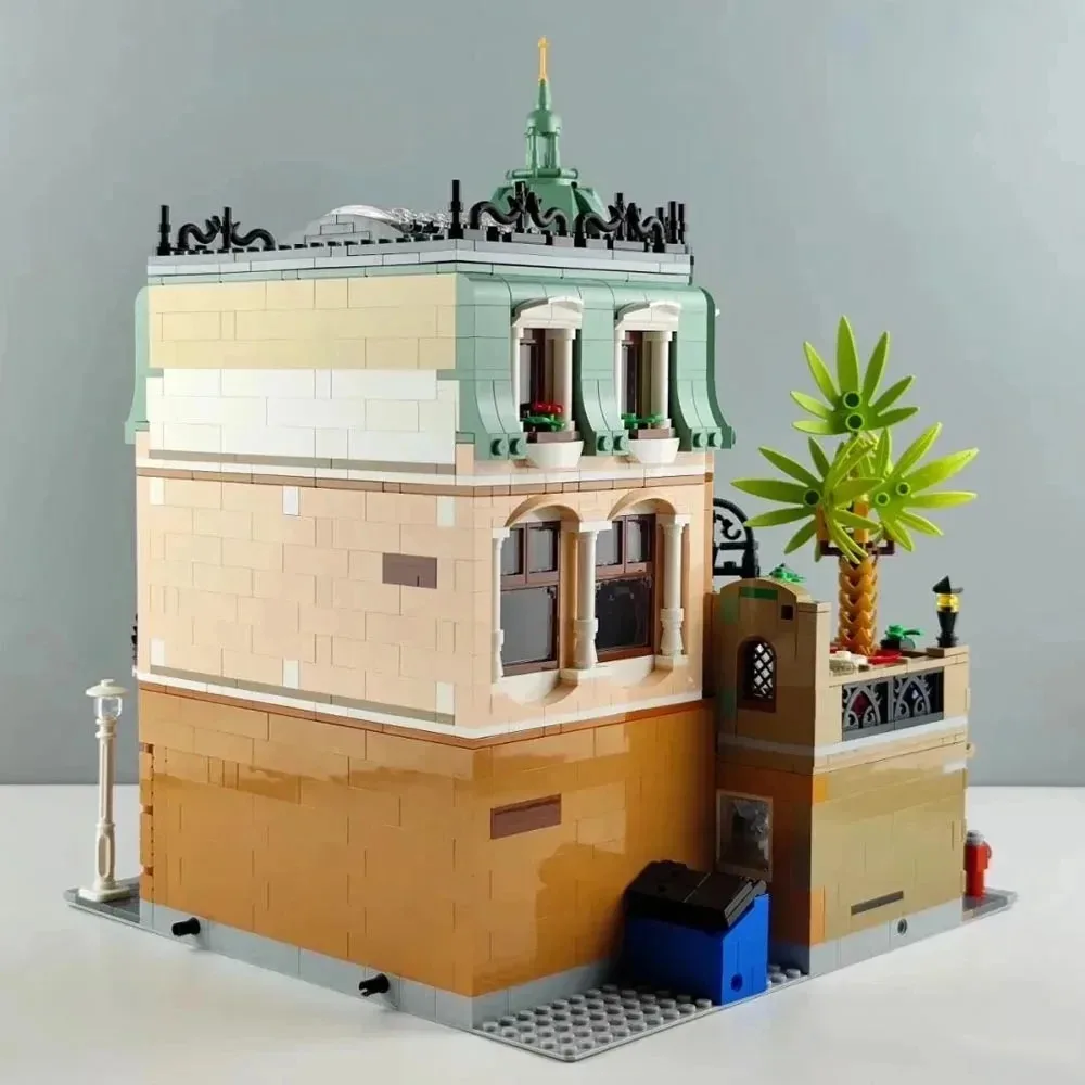 Building Block Toys Building Toy Set In Stock Creative Expert 10297 Boutique Hotel Model Modular Houses Building Blocks Bricks Toys for Children Adults Gifts